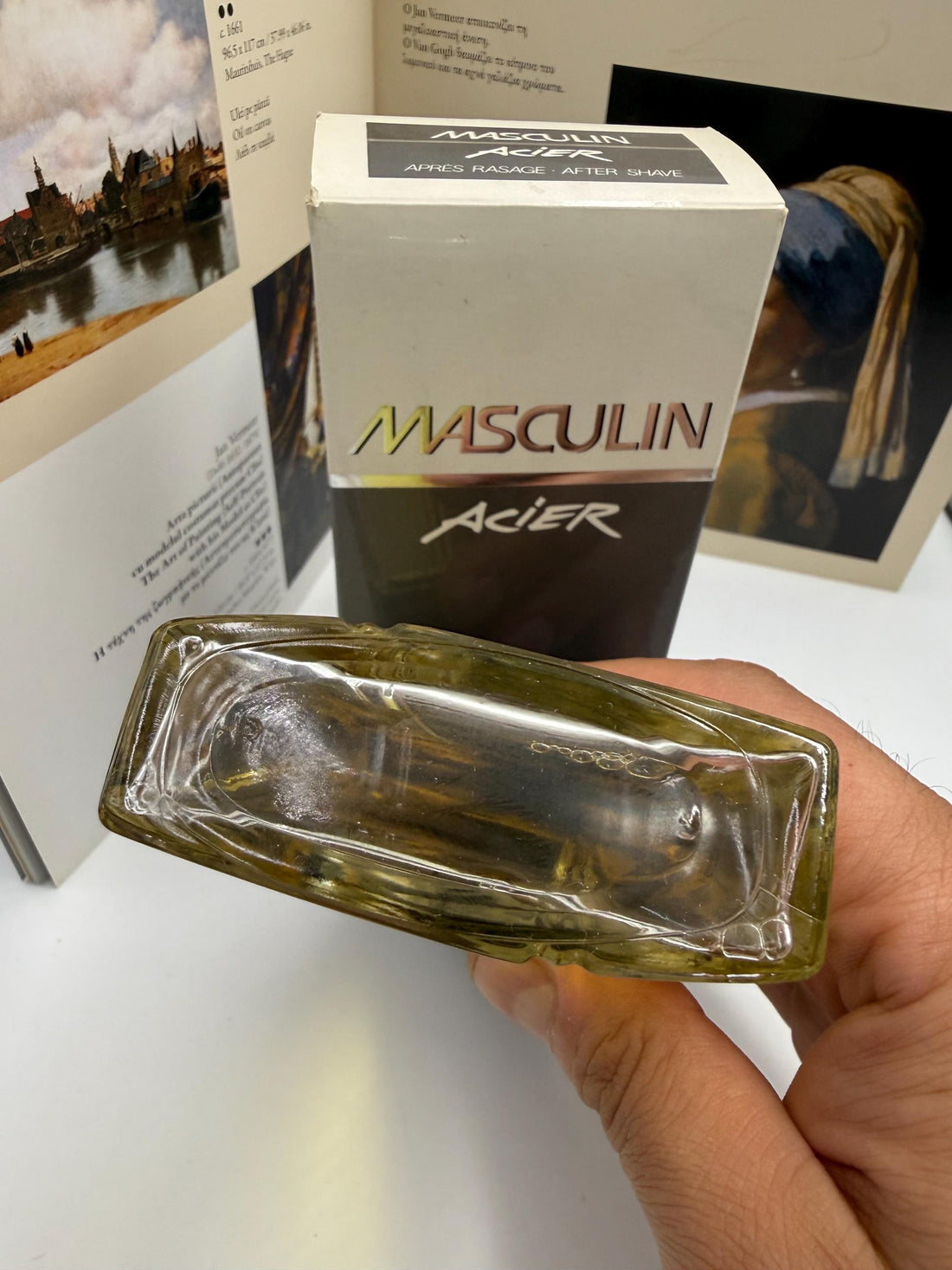 Vintage Bourjois Masculin Acier 100ml After Shave – New in Box, Rare