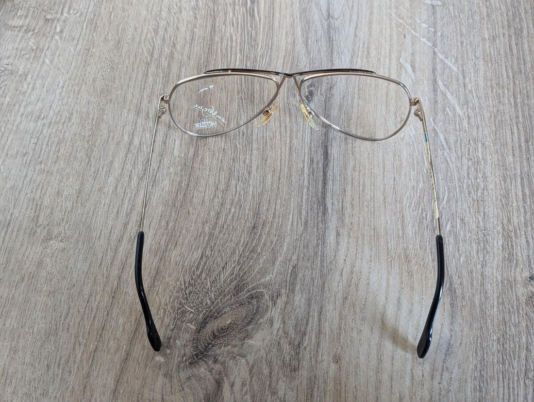 Vintage METZLER 0843 Oversized Eyeglasses Frames Made in Germany - NOS - c. 1970's - 1980's