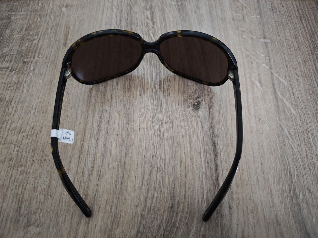 PRADA SPR 21I Women's Oversized Havana Brown Sunglasses Made in Italy - NOS