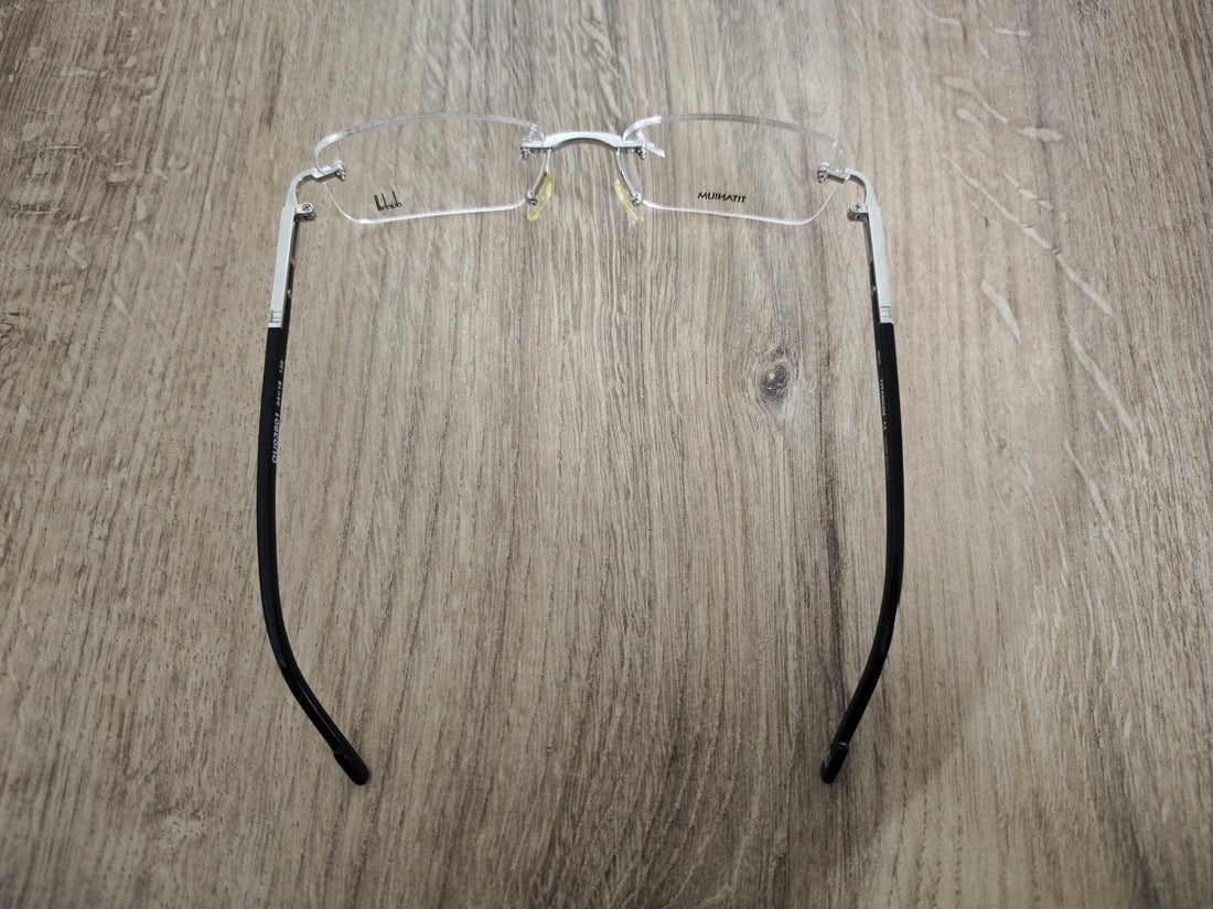Dunhill Titanium Rimless Eyeglasses Frames - DU03801 Made in Italy 54-18 135 mm - NOS