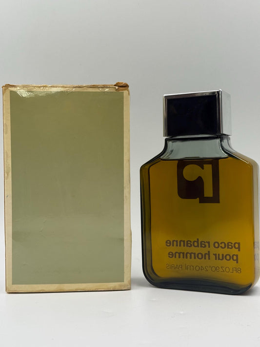 Vintage Paco Rabanne Pour Homme 240ml – 1970s/80s Original Formula