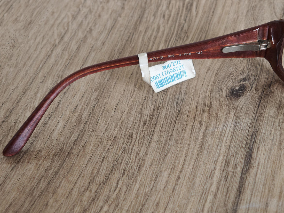BVLGARI 470-B Women's Full Rim Eyeglasses Frames with Swarovski Crystals - NOS