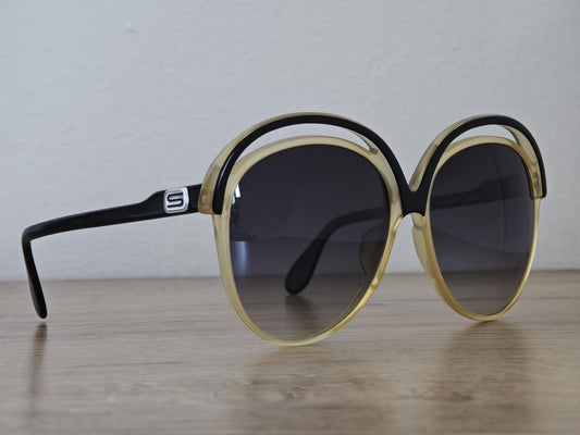 Vintage Silhouette 610 Women's Extra Large Sunglasses Made in Austria - c. 1970's - RARE