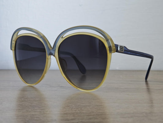 Vintage Silhouette 610 Women's Extra Large Sunglasses Made in Austria - c. 1970's - RARE