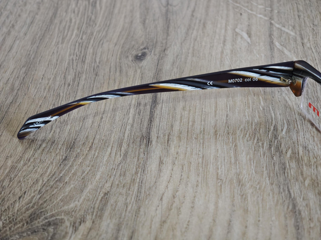 Alain Mikli M0702 Half Rim Acetate Eyeglasses Frames - New Old Stock