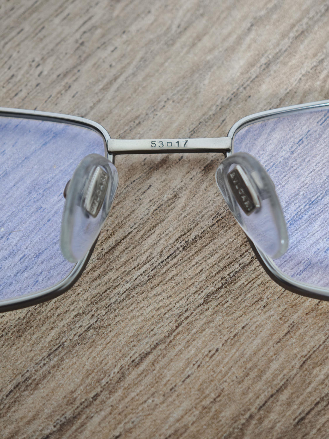 BVLGARI 1019-T Titanium Eyeglasses Frames - Rectangular Full Rim 53-17 135 mm