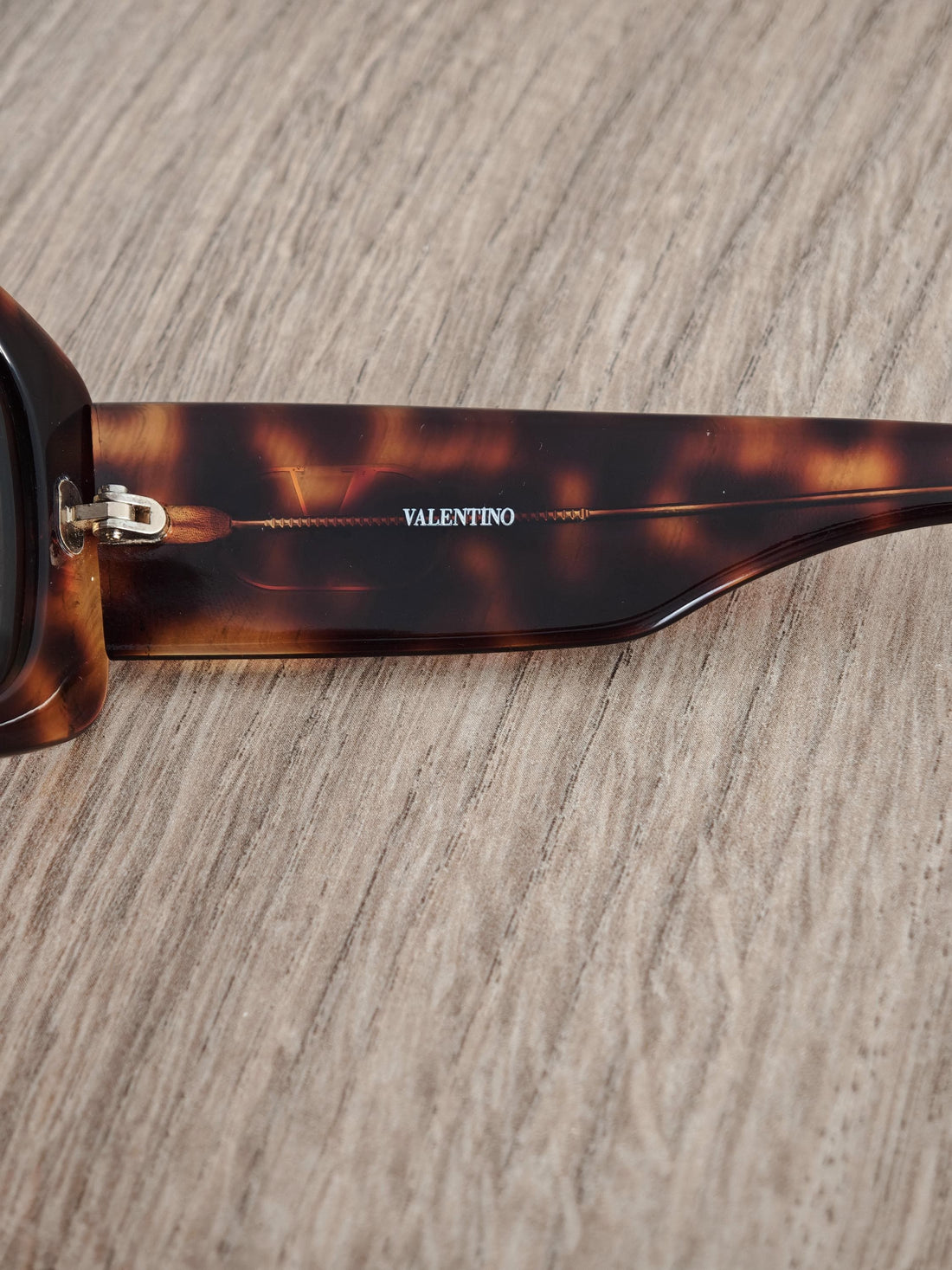 VALENTINO 5000/S Vintage Tortoise Shell Sunglasses Made in Italy - c. 1980's