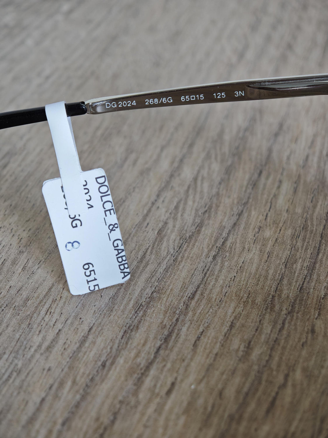 Dolce & Gabbana DG 2024 Gold+Silver Aviator Sunglasses - NOS - Discontinued