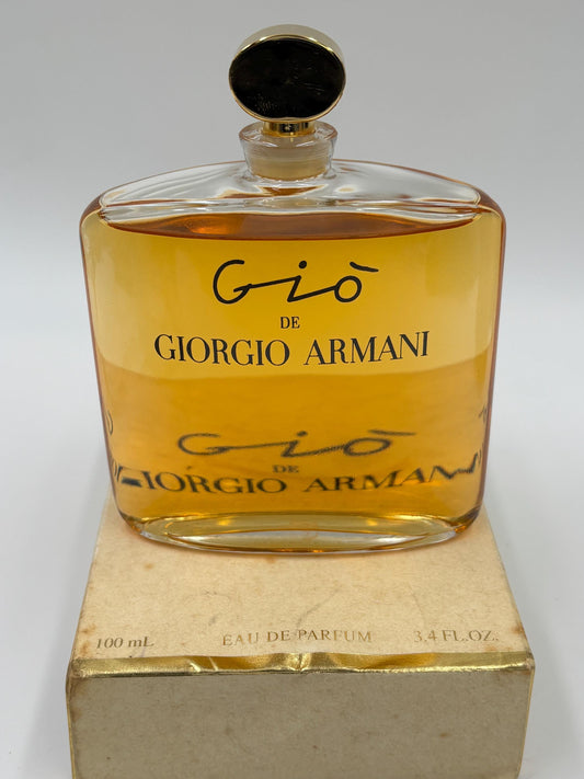 Gio by Giorgio Armani 100ml Eau de Parfum Rare Vintage Collectible Perfume Splash