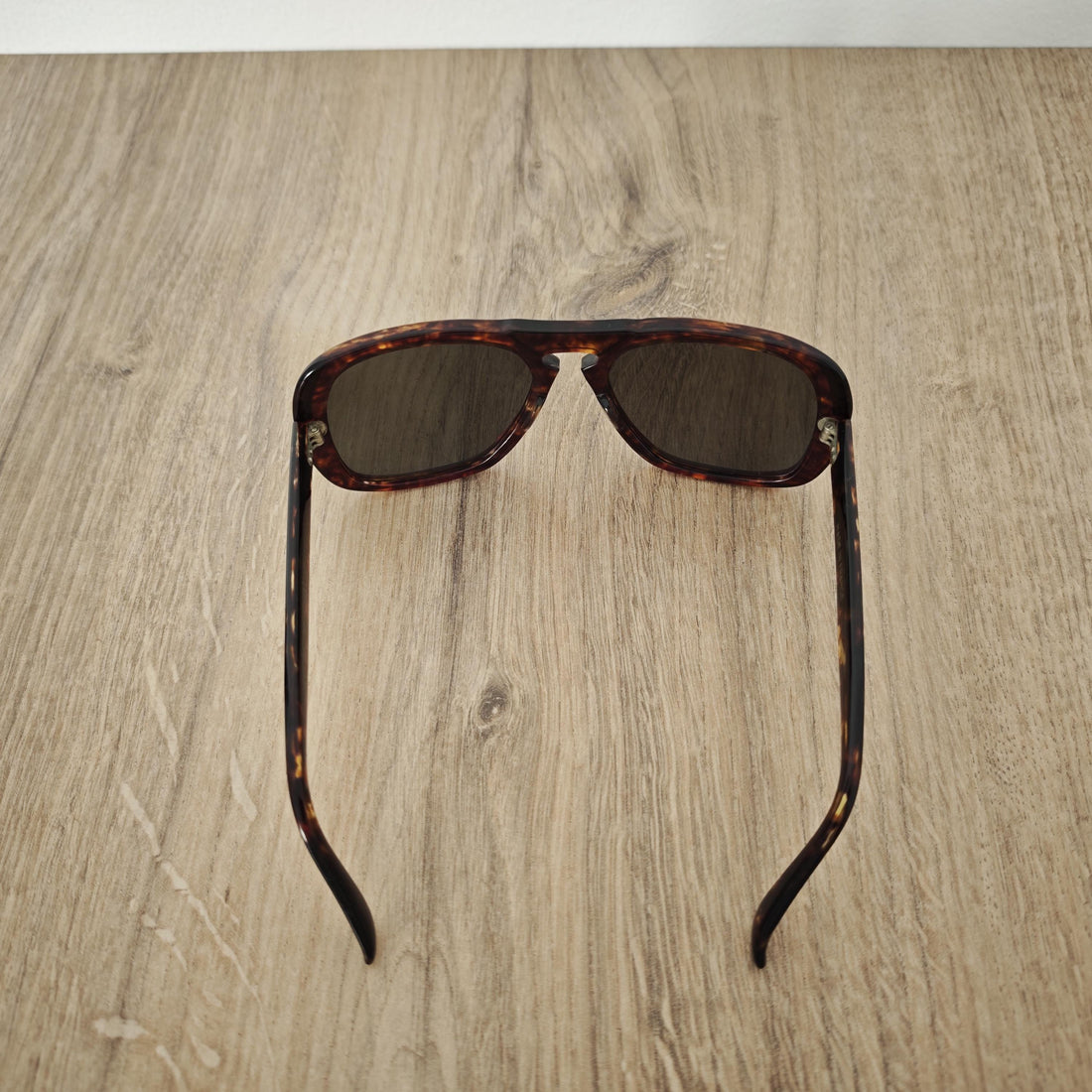 Vintage Tortoise Shell Acetate Sunglasses Hand Made in France 1970s