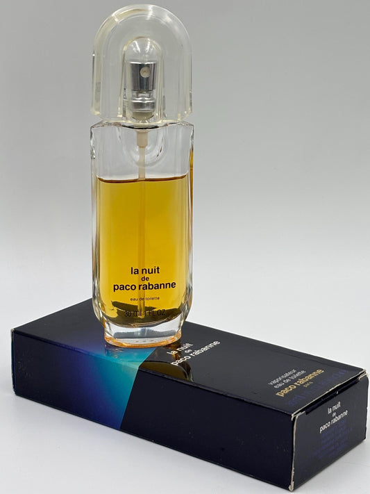 Paco Rabanne La Nuit 30ml Eau de Toilette – Vintage 80s Oriental Fragrance