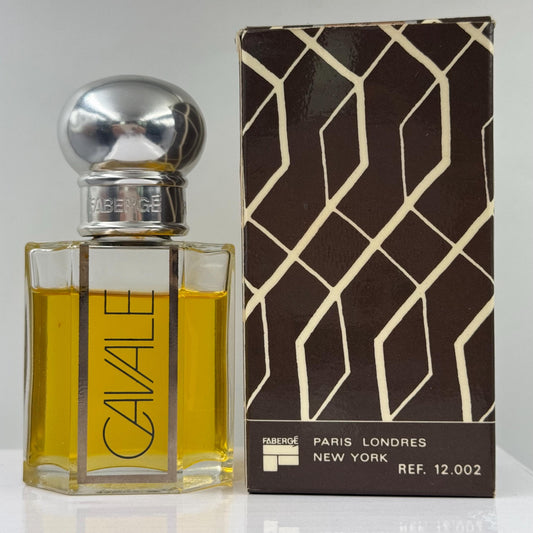Vintage CAVALE de FABERGÉ Eau De Toilette 60ml Splash 85% Full with Original Box