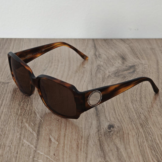 VERSACE Medusa mod. 4129-B Women's Tortoise Acetate Sunglasses Made in Italy