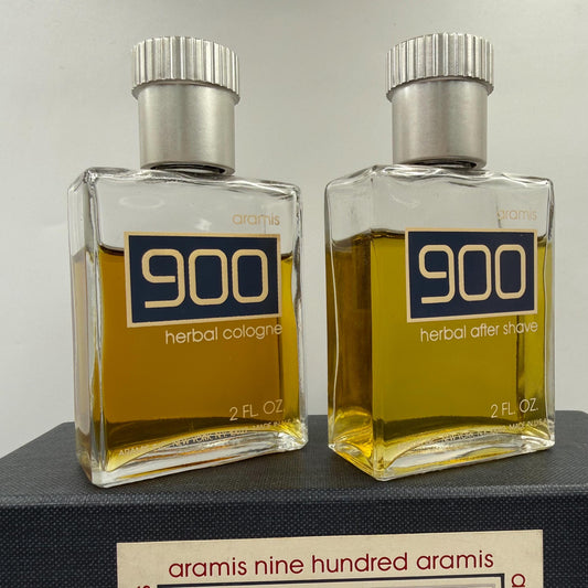 Vintage Aramis 900 Herbal Cologne & After Shave Duo Set – 1970s/80s Collector’s Find