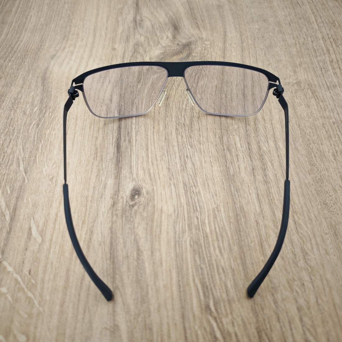 Mykita JOZO Aviator Eyeglasses Frames, Blue Full Rim Metal, Handmade Germany