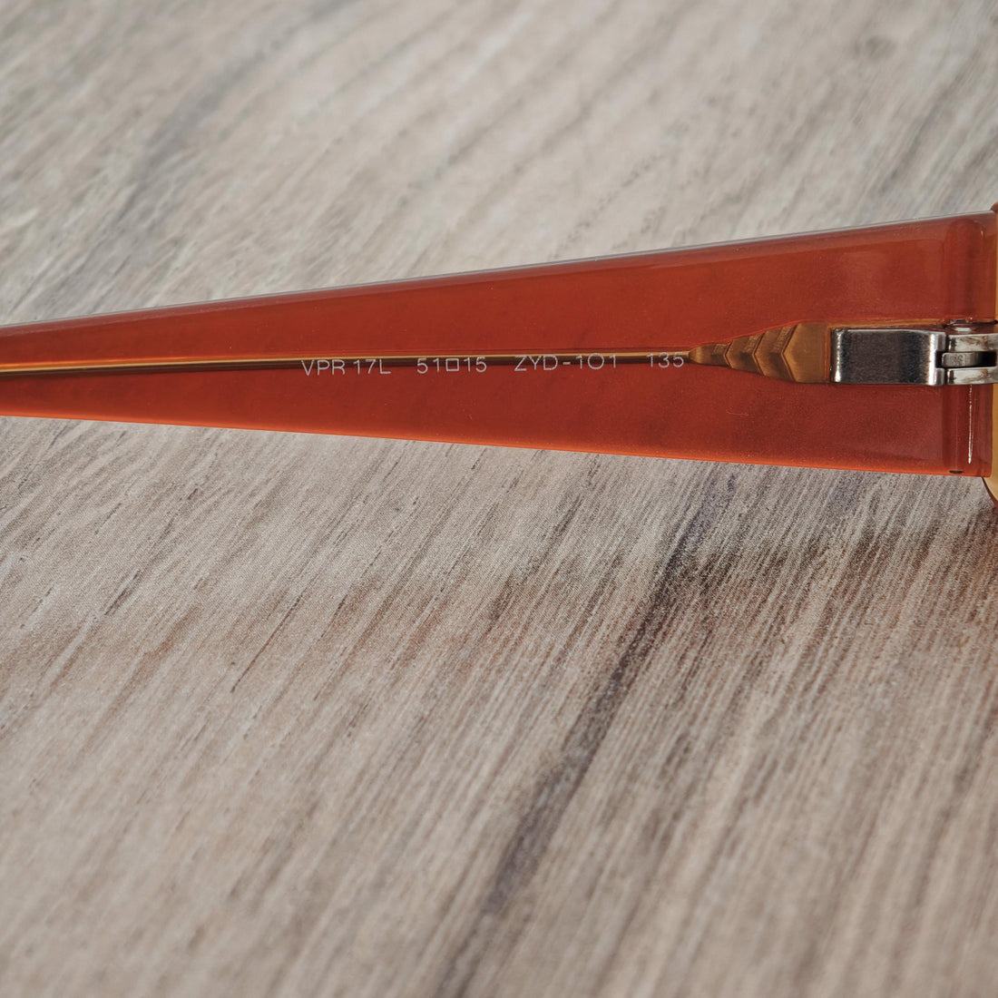 PRADA VPR 17L Women's Red Eyeglasses Frames - Full Rim Acetate -NOS