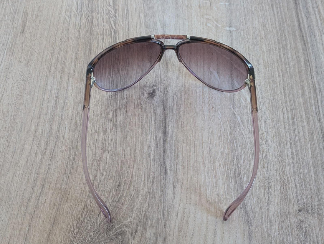 Jimmy Choo Aster/S Oversized Aviator Sunglasses Made in Italy