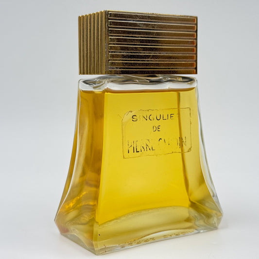 Vintage Pierre Cardin Singulier 105ml 3.5oz Splash Bottle 95% Full Made in France