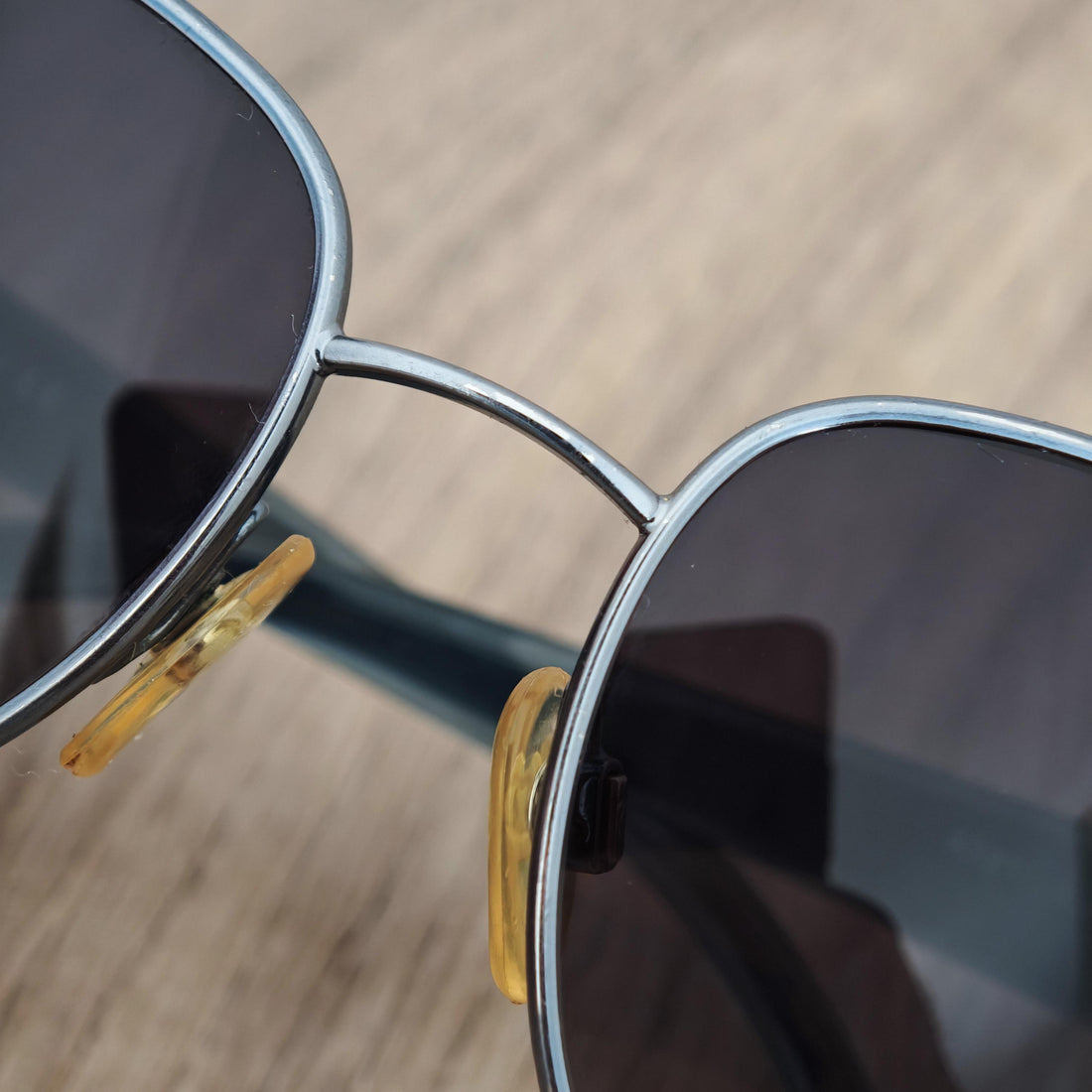 CHANEL 4091 CoCo Mark Metallic Blue Sunglasses Made in Italy - Y2K