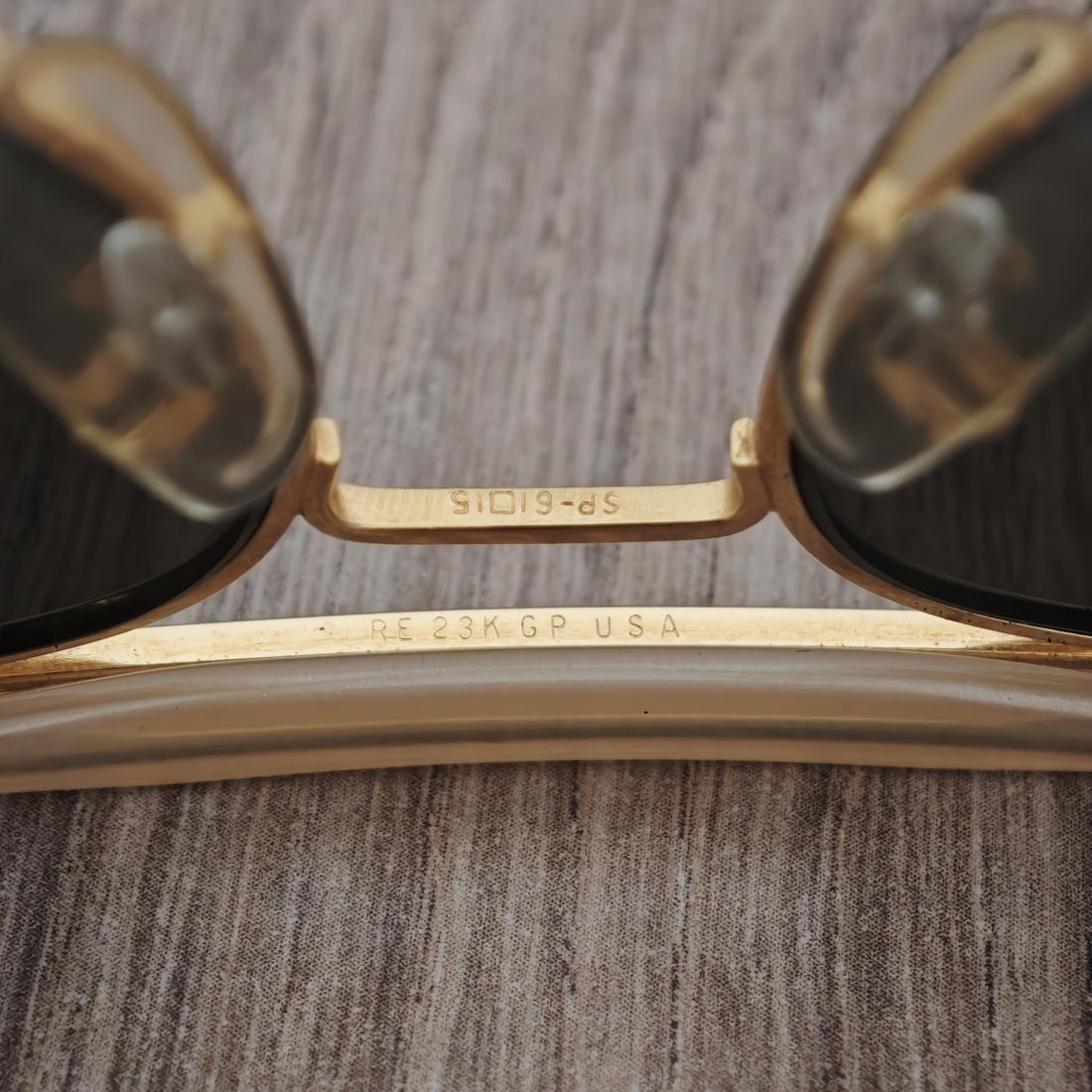 Randolph Engineering 23K Gold Plated Pilot Sunglasses