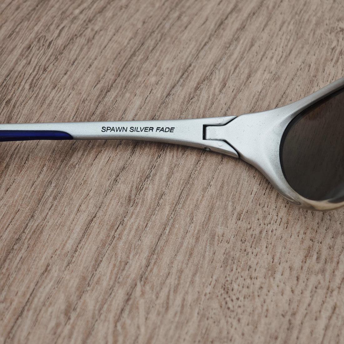 Smith Optics SPAWN Silver Fade Sunglasses Made in Italy - NOS - Y2K