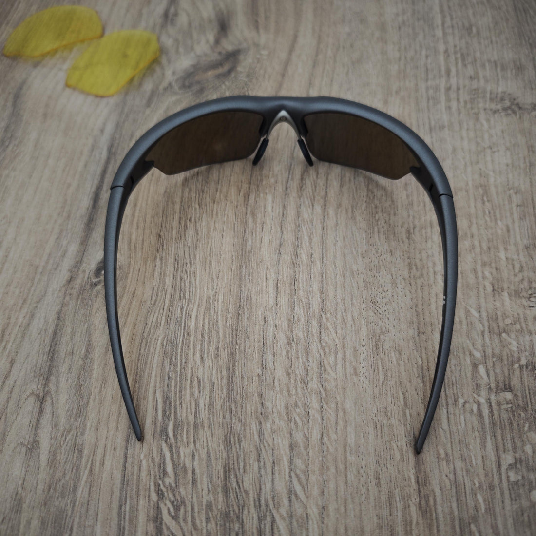Smith Optics FRONTLINE TLT Graphite Half Rim Sport Sunglasses - NOS - Y2K