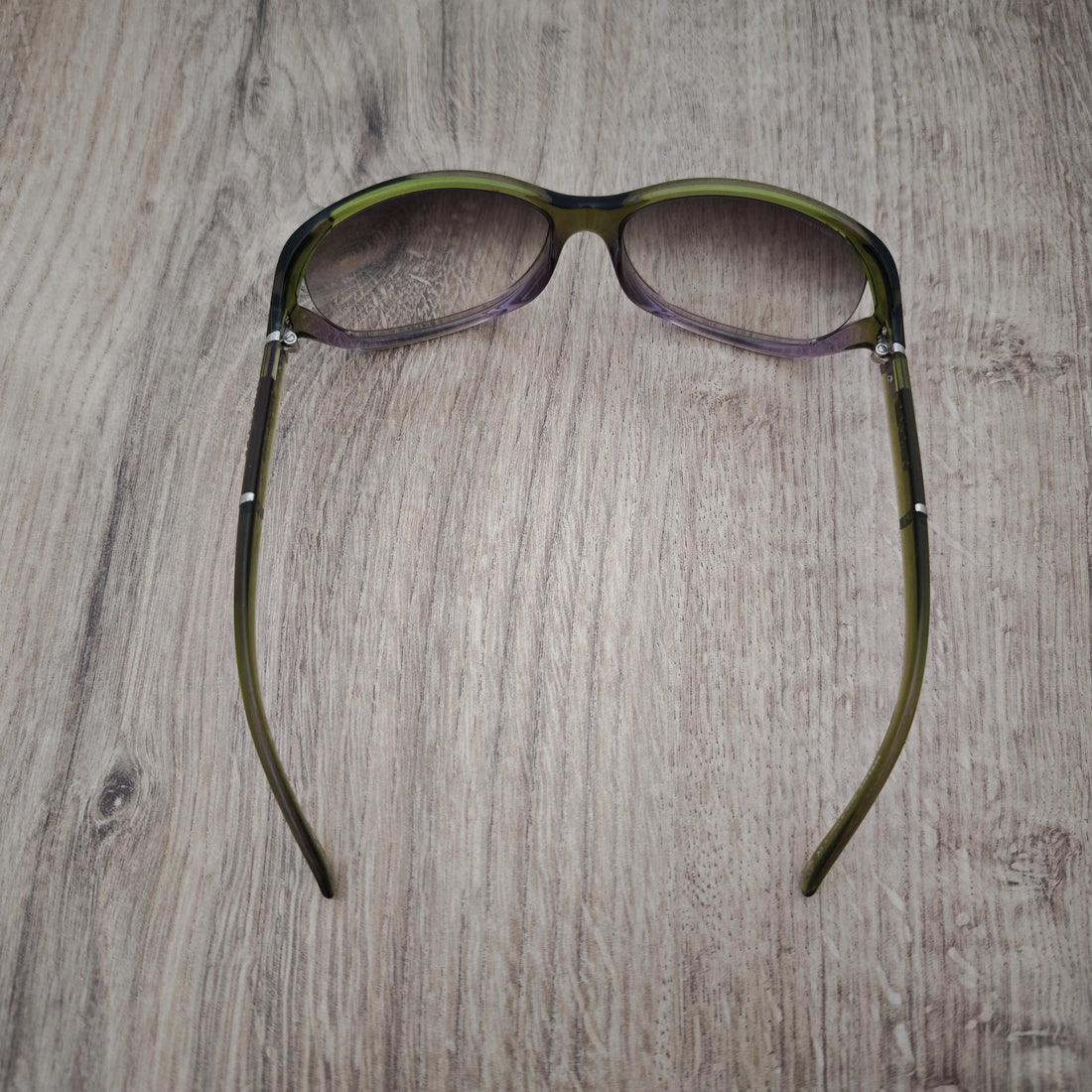 VERSACE Mod. 4186 Women's Green Gradient Sunglasses Made in Italy