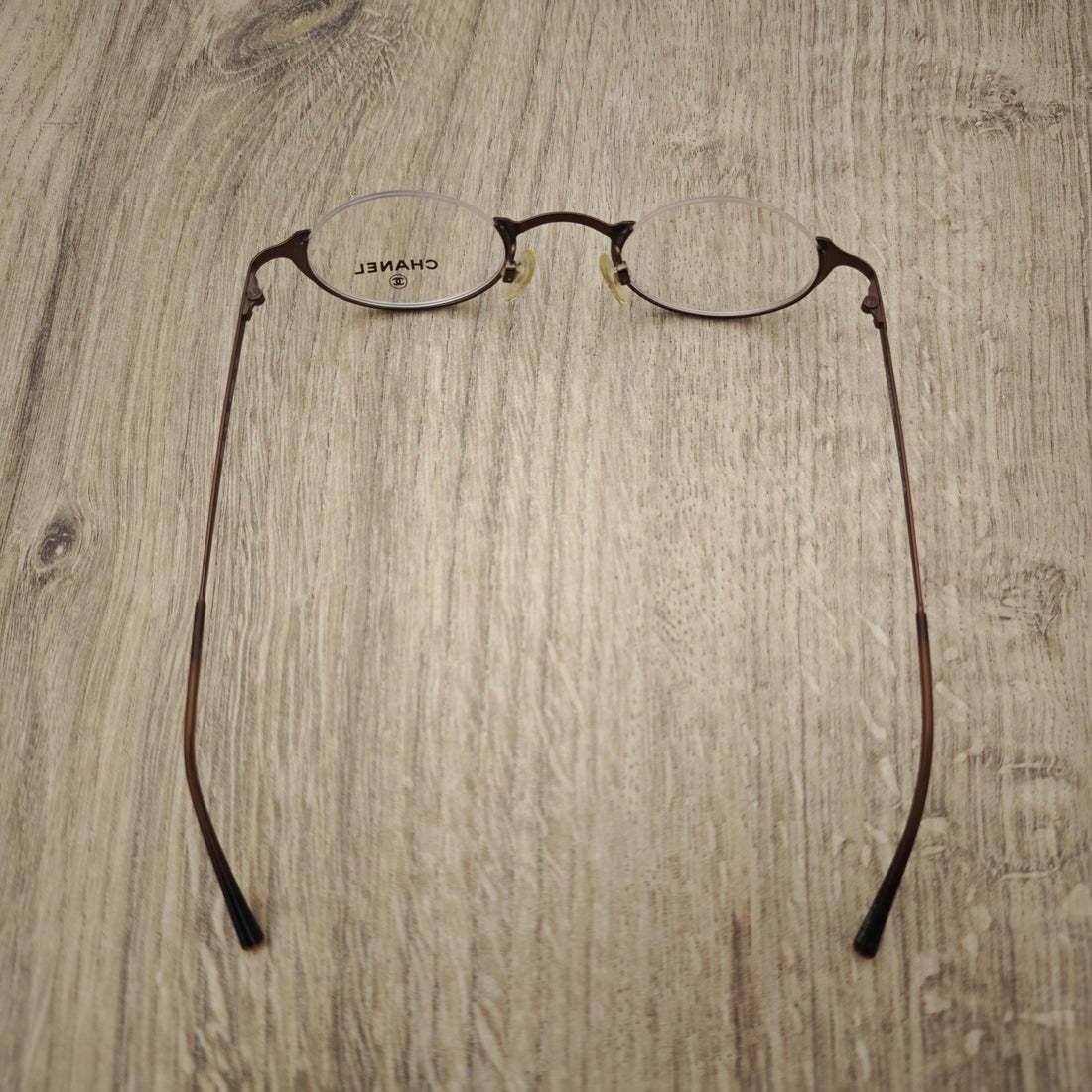 CHANEL 2010 c. 115 Half Rim Eyeglasses Frames - NOS - RARE - Y2k