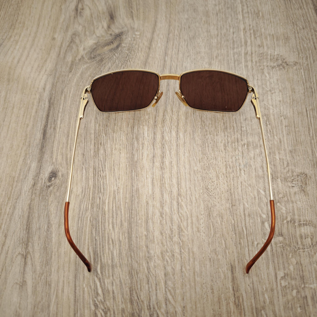 Dunhill 6161 Men's Square Chinese Lacquer Sunglasses - Austria - c. 1980s