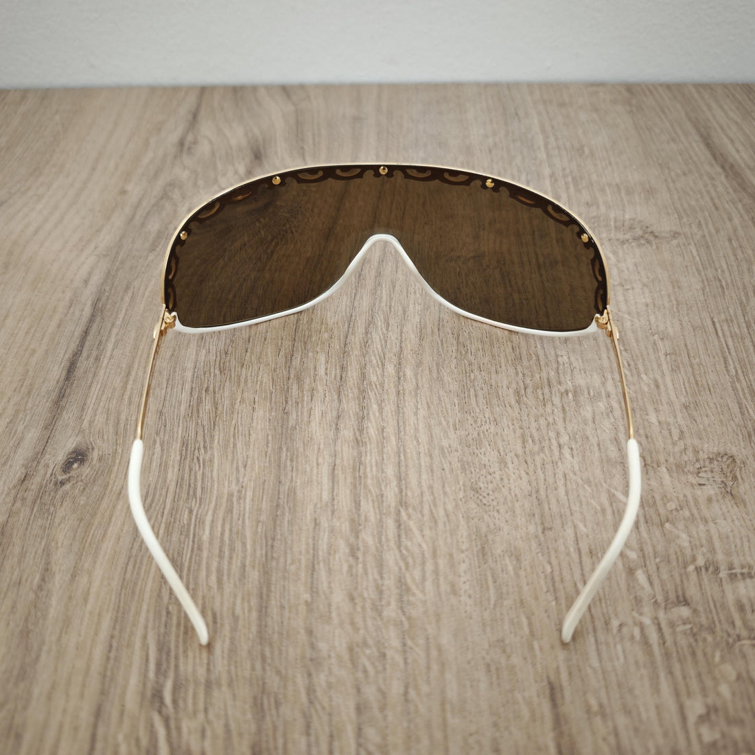 Christian Dior 2501 Shield Mask Sunglasses Made in Austria - Vintage c. 1980's