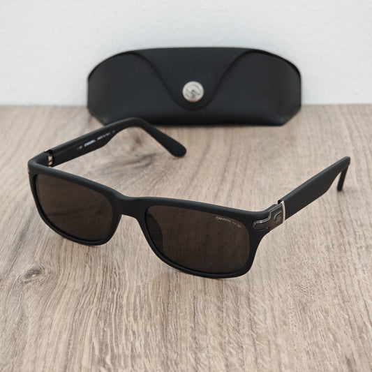 Vintage Carrera CA 6016/S Black Sunglasses – Mineral Glass Lenses Made Italy