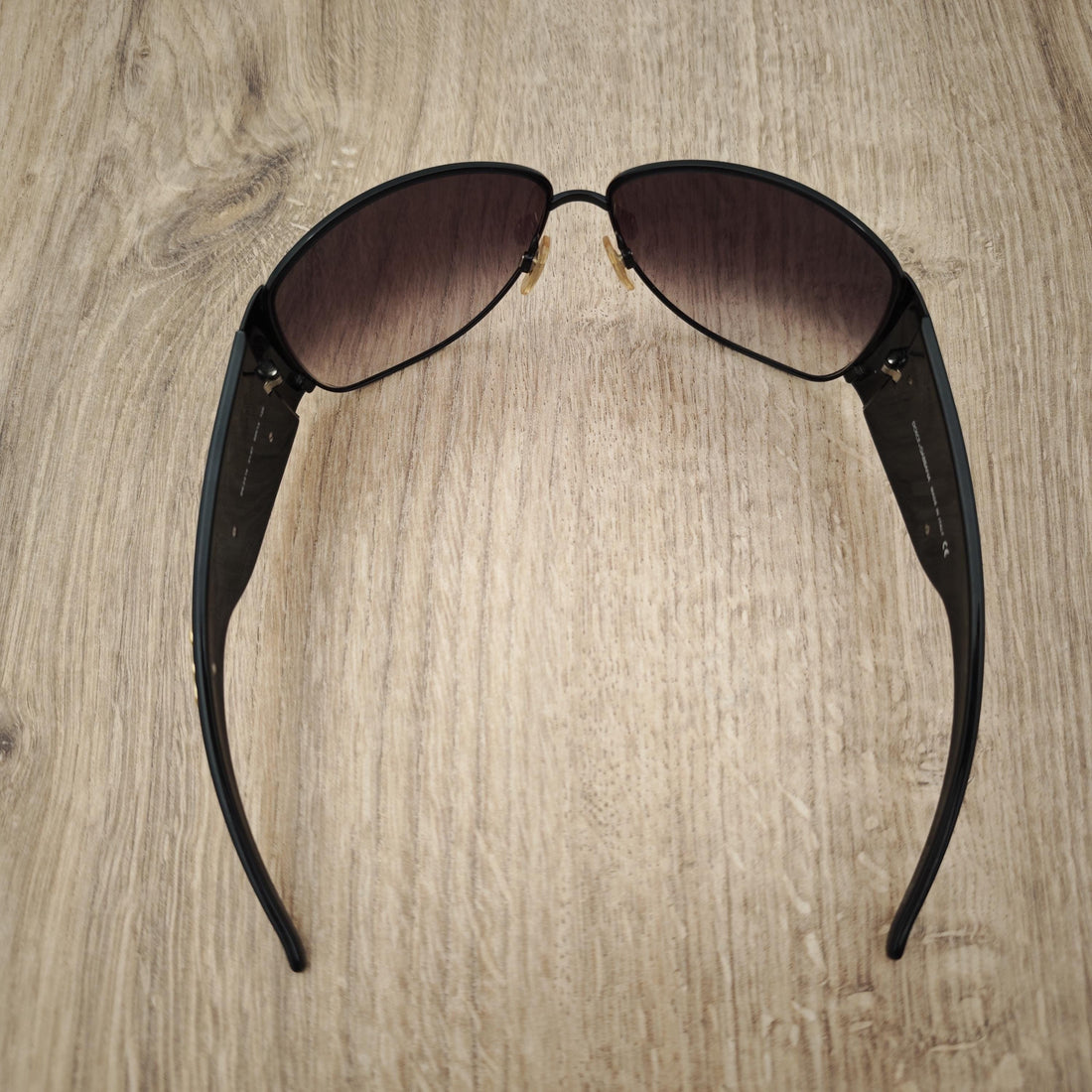 Dolce & Gabbana DG 2014 Women's Black Oversized Sunglasses Made in Italy - 2000's - NOS - Y2K