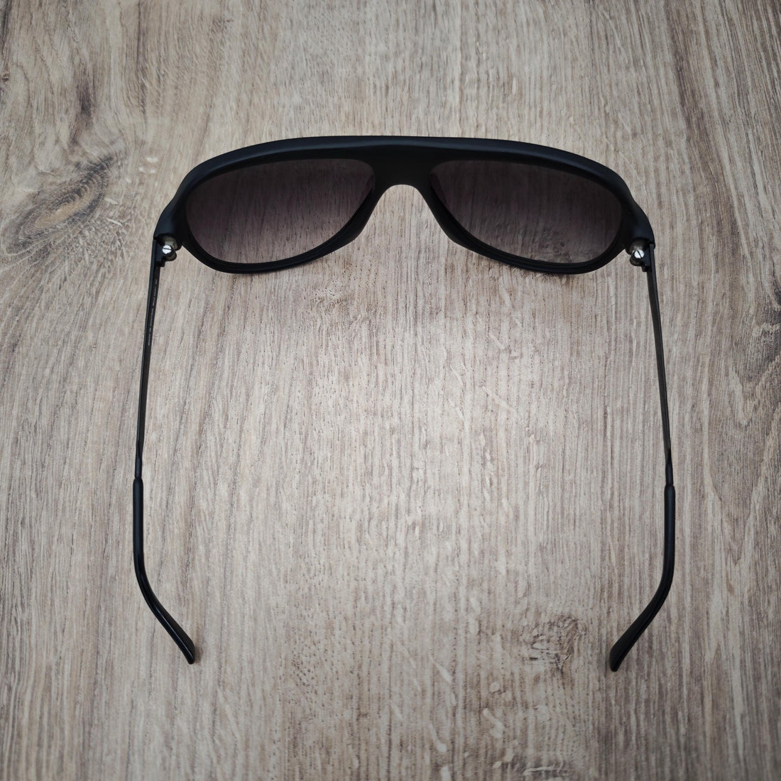 Vintage CARRERA 5547 Black Gradient Aviator Sunglasses Made in Austria - c. 1980s