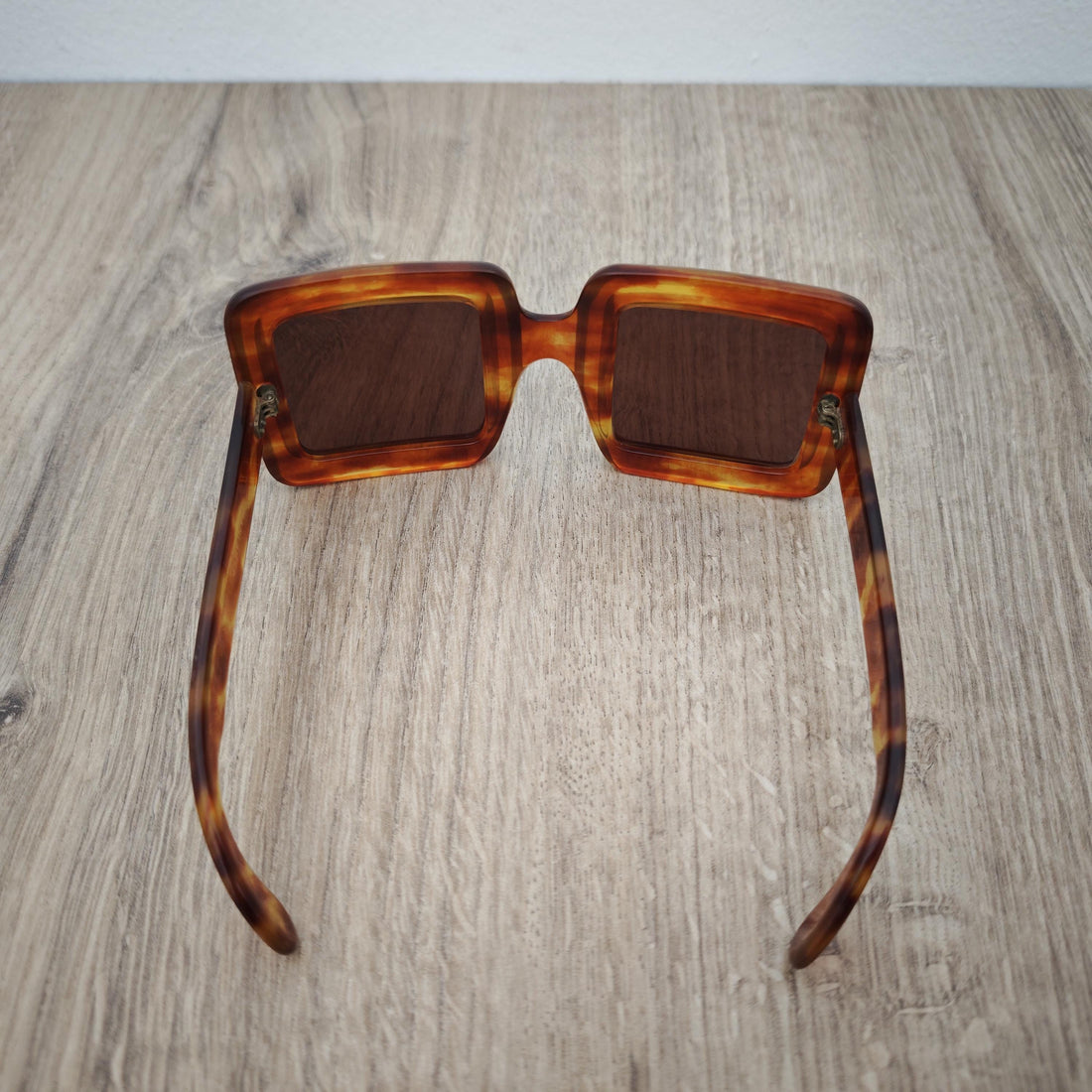 LANVIN Paris by Philippe Chevallier Square Oversized Sunglasses Made in France - RARE