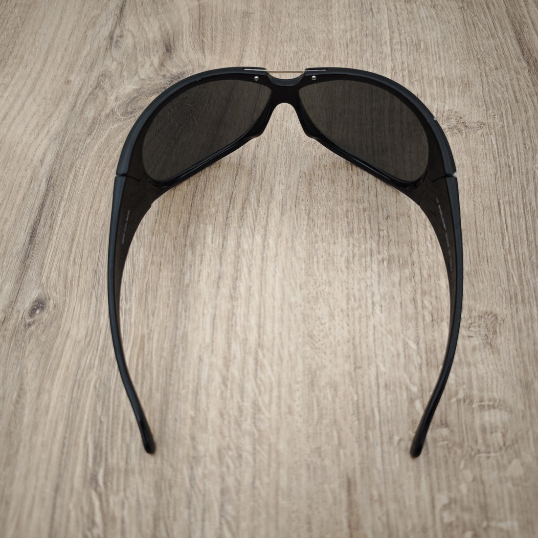 Vintage POLICE 8943 Black Shield Mask Sunglasses Made in Italy