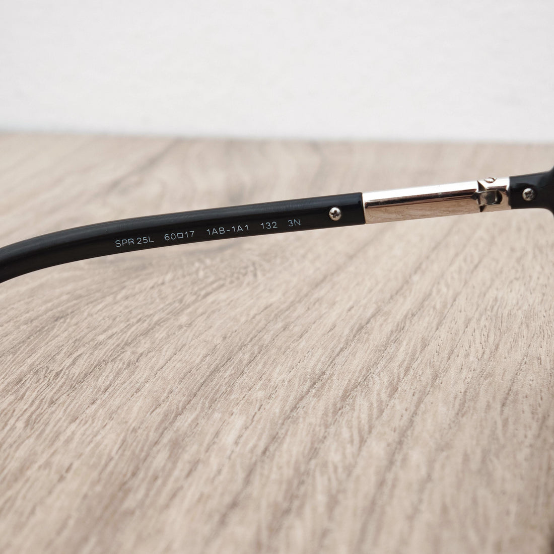 PRADA SPR 25L Women's Black Sunglasses Made in Italy