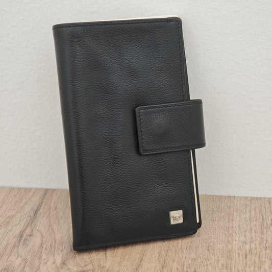 Gianni Versace Leather Notebook / Notepad Cover Made in Italy - 15 x 9 cm