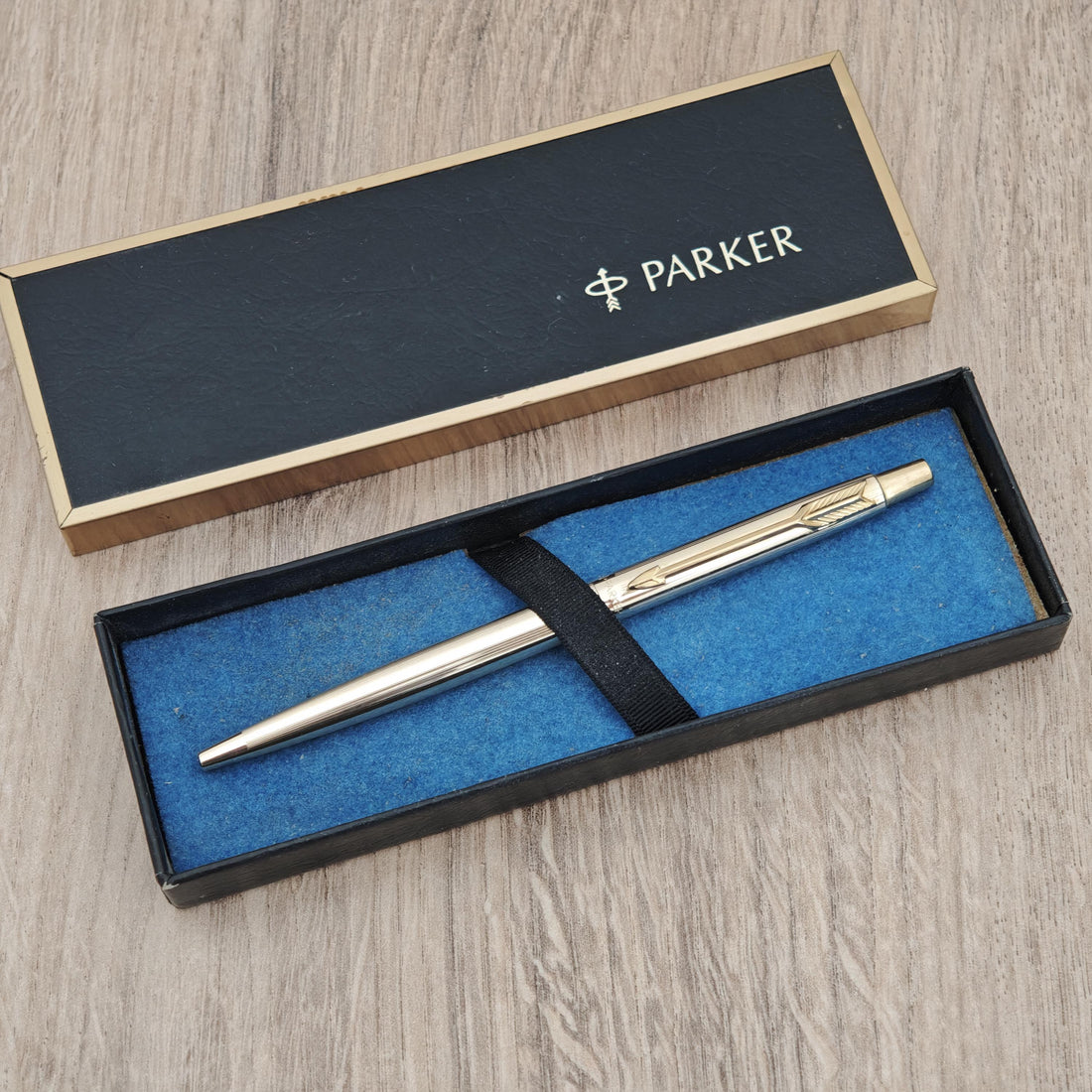 Vintage Parker 75 Ballpoint Pen – 12K Gold Filled Cap & Barrel (1985)