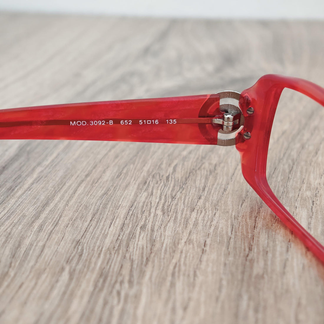 VERSACE Medusa mod. 3092-B Women's Red Eyeglasses Frames - Full Rim Acetate with Rhinestones