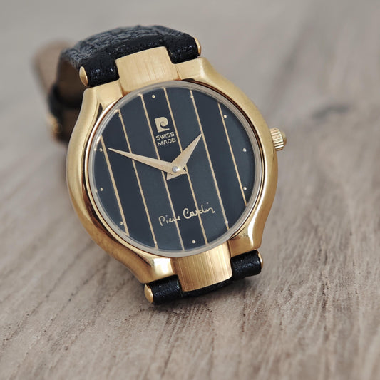 Pierre Cardin Chromachron Ladies Gold Plated Watch - Swiss Made c. 1980's