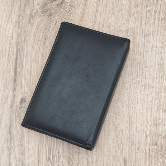 Authentic Vacheron Constantin Agenda Notepad Cover in Black Calfskin Leather 15 x 10 cm