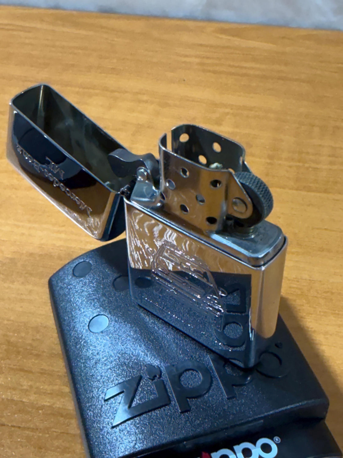 Mercedes-Benz ML-Class Zippo Lighter - 2001 High Polish Chrome - NOS Unfired
