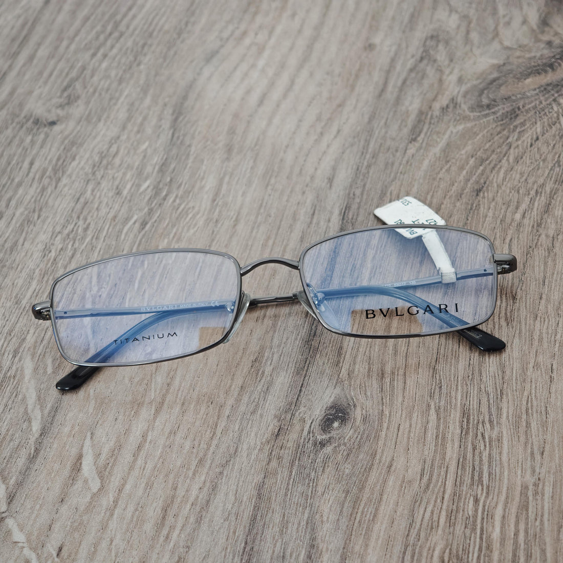BVLGARI Titanium 191-T Men's Gunmetal Full Rim Eyeglasses Frames - NOS