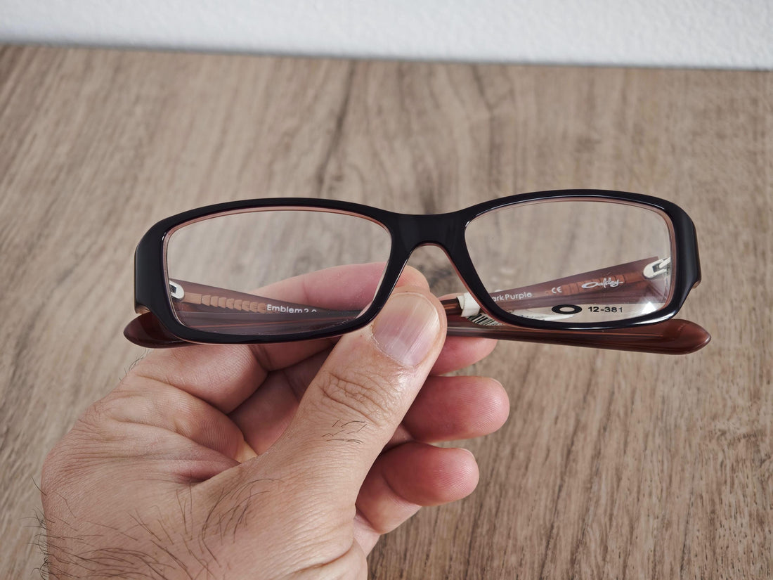 Oakley Emblem 2.0 Eyeglasses Frames 12-381 Dark Purple - NOS