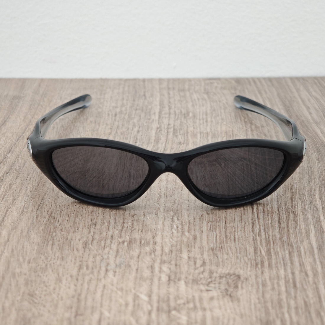 Vintage Oakley Pocket Polished Black Sunglasses - c. 2000's (Y2K)
