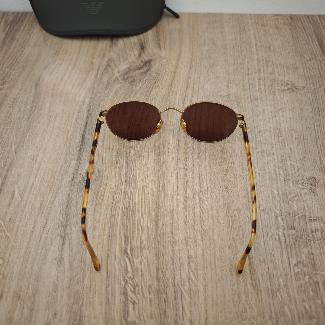 Giorgio Armani 643 Round Sunglasses Made in Italy - Vintage c. 1990's